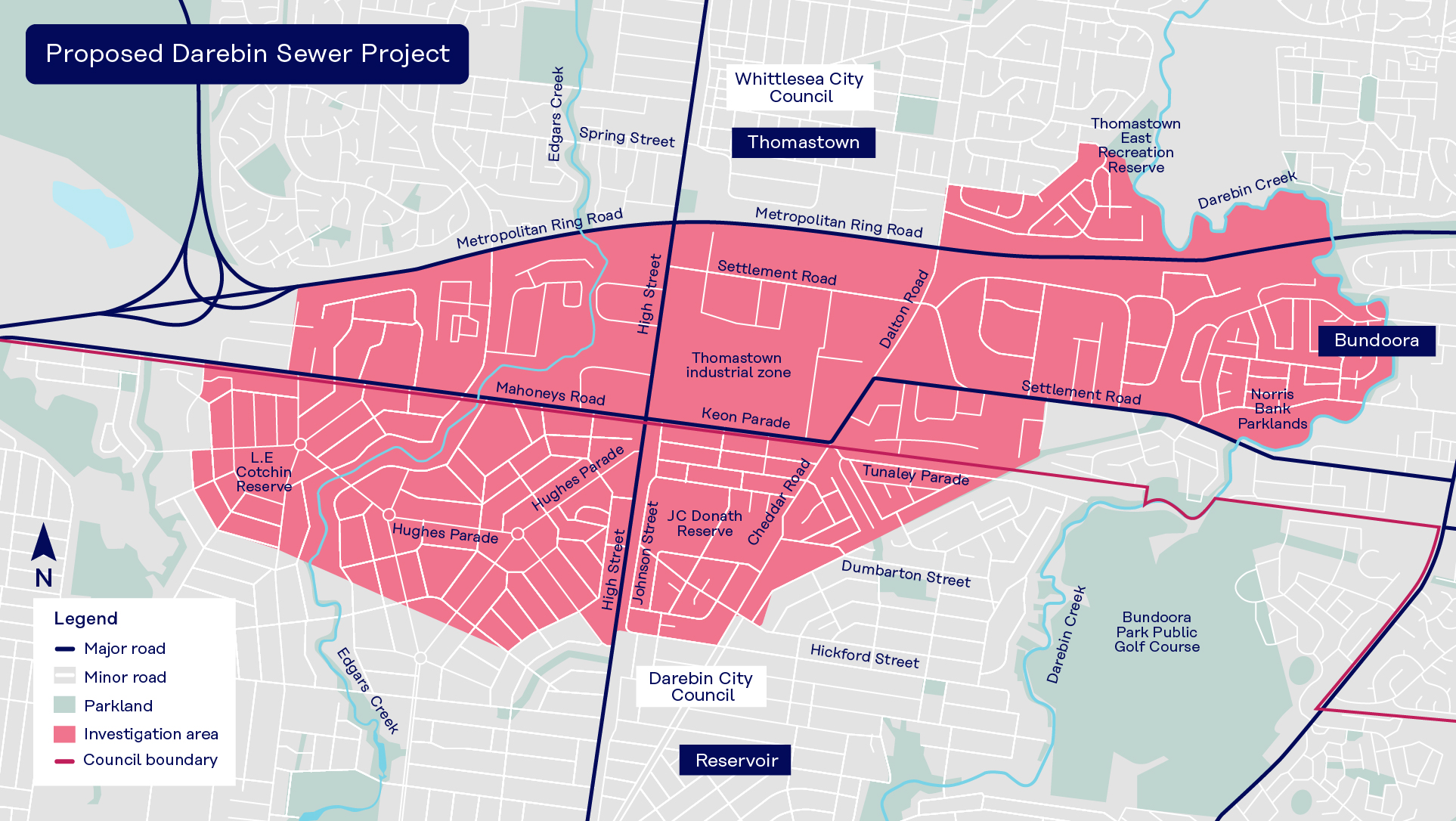 Proposed Darebin Sewer Project